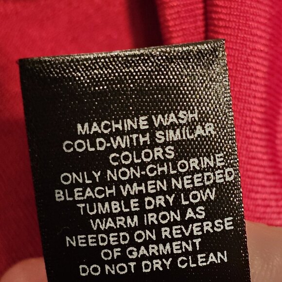 #184 NEW Chicos Size 3 Travelers Classic Side-Slit Jacket in Enamel Red - Picture 3 of 9